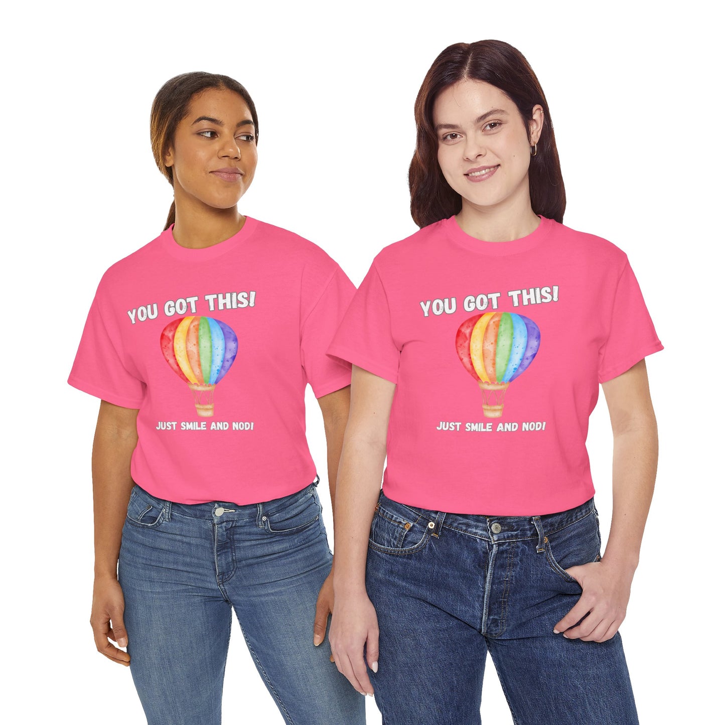 Inspirational Hot Air Balloon Tee - "You Got This!"
