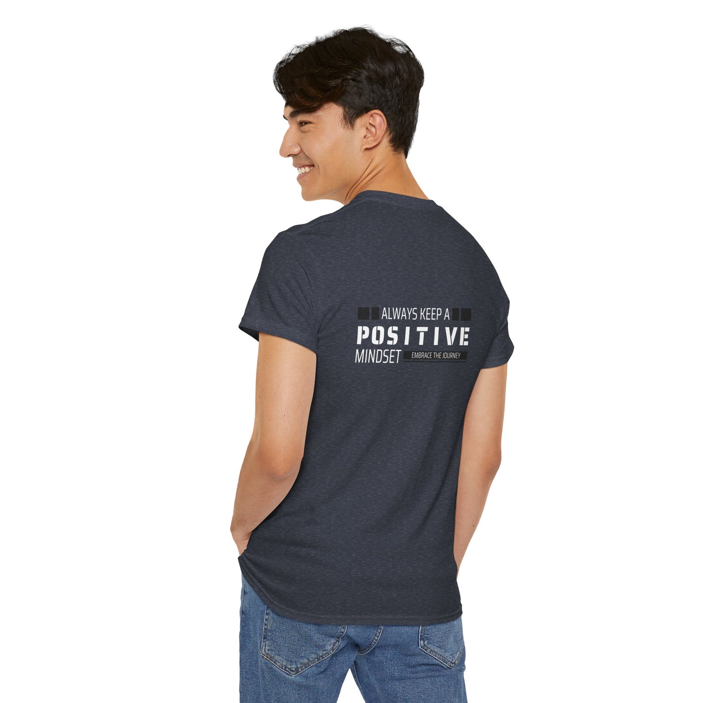 Positive Mindset Unisex Heavy Cotton Tee - Inspiring Daily Wear