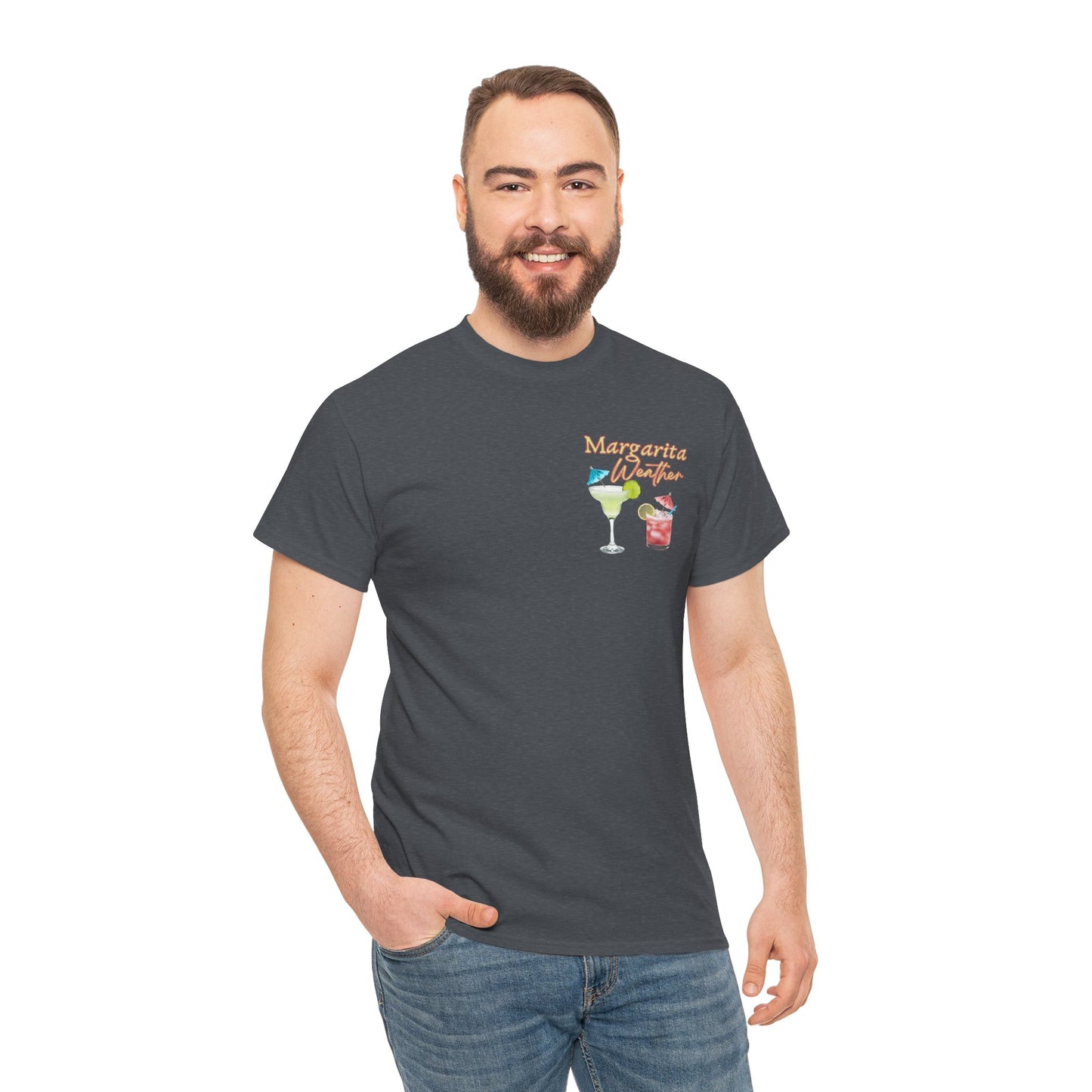 Margarita Vibe Unisex Heavy Cotton Tee, Perfect for Summer Gatherings, Beach Days, Birthday Celebrations, Drink Lovers, Casual Wear