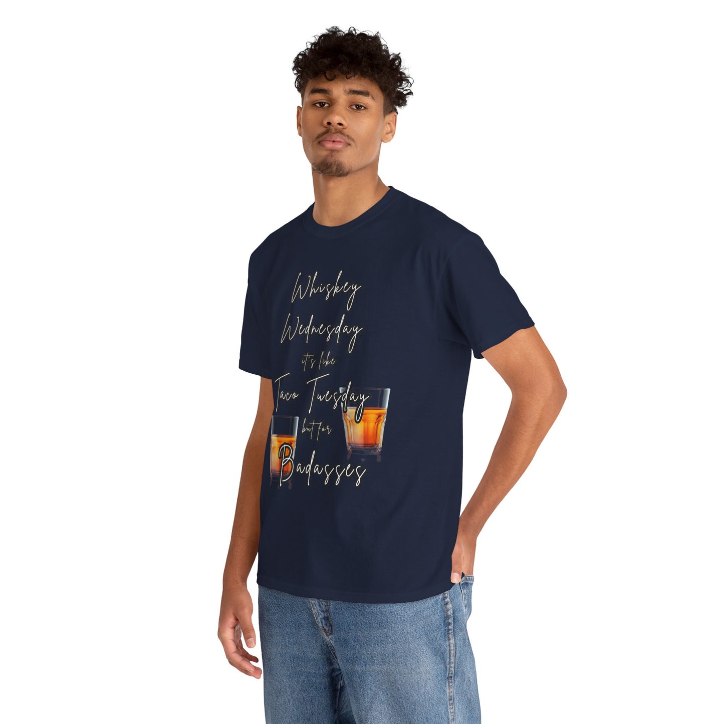 Whiskey Wednesday, Unisex Heavy Cotton Tee