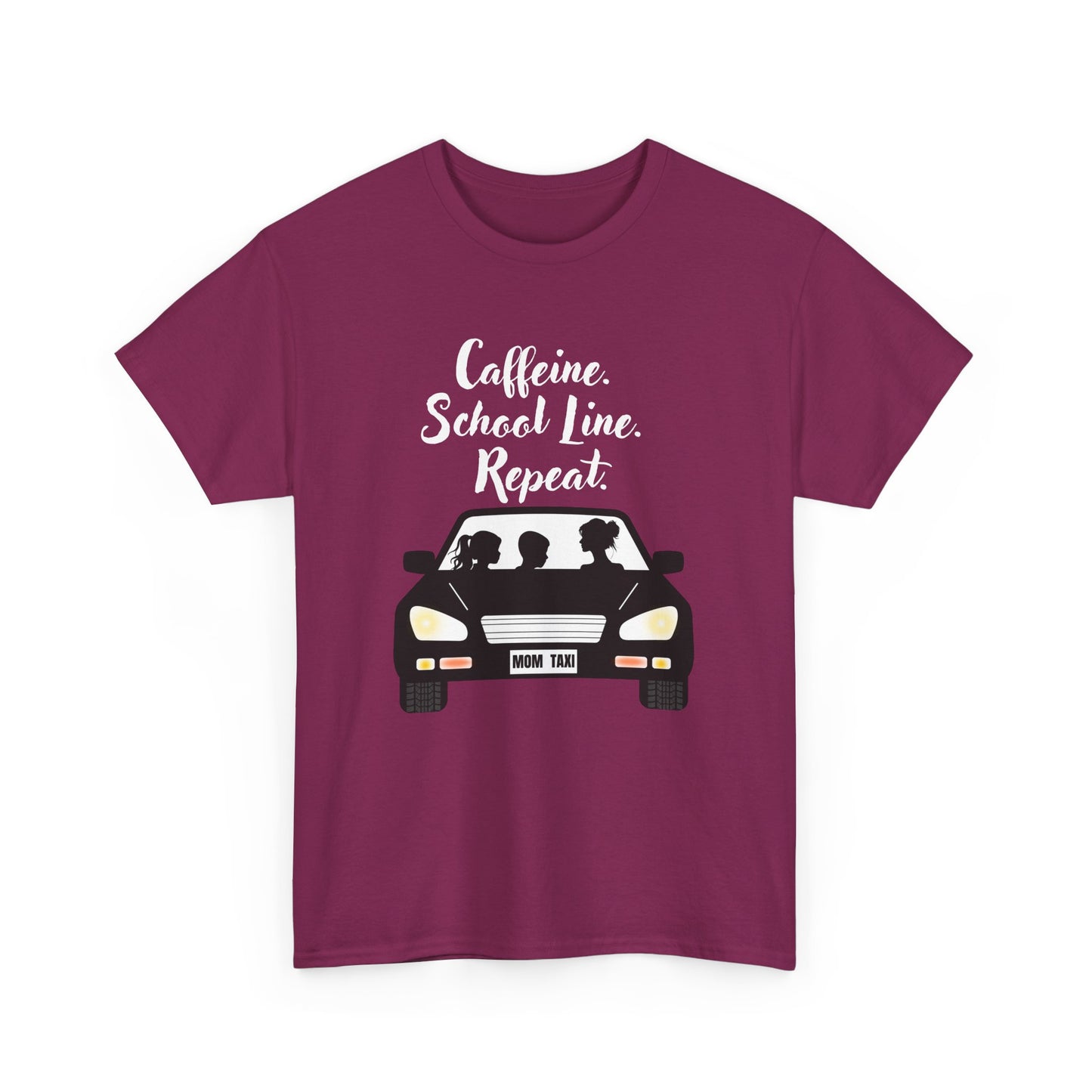 Retro Car Ride Unisex Heavy Cotton Tee - Fun Adventure Graphic Tee