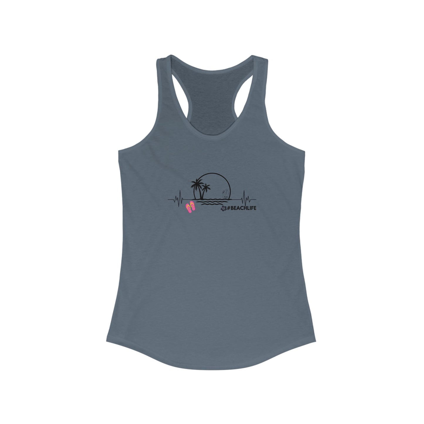 Beach Life Racerback Tank for Women - Perfect Summer Top