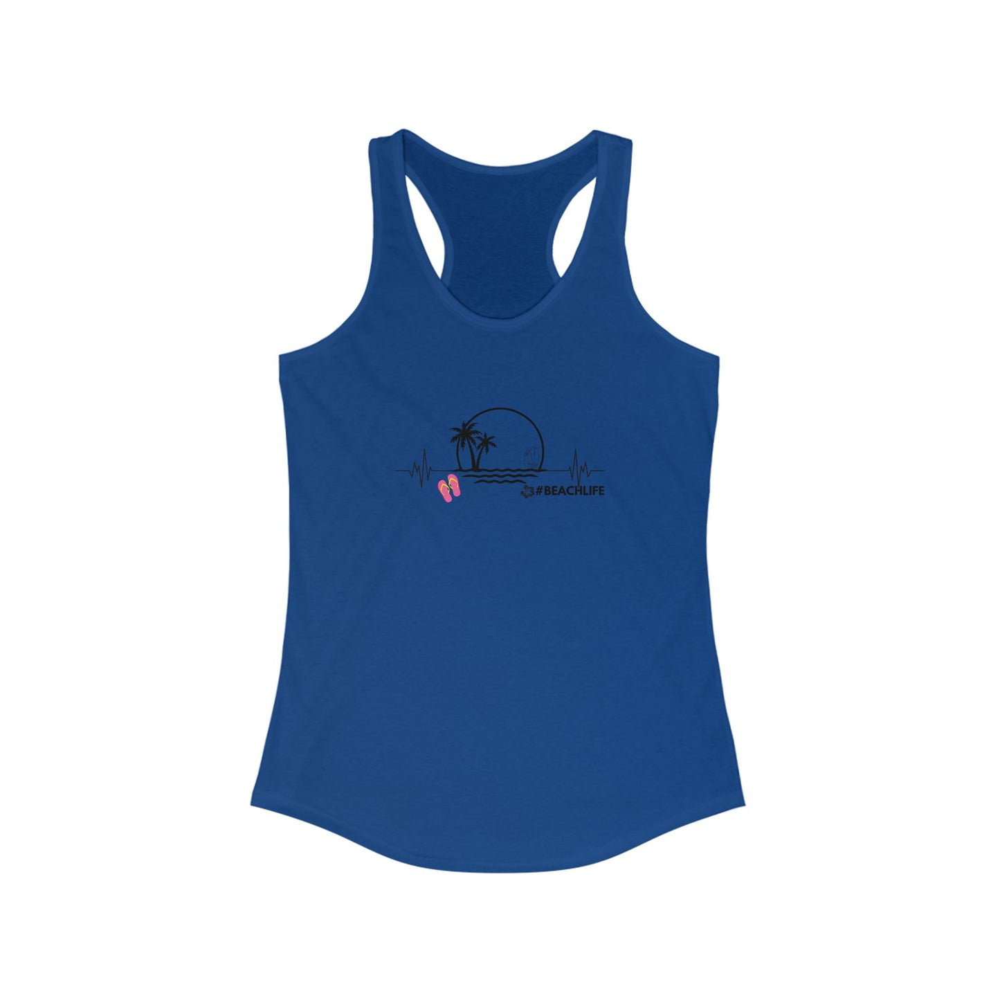 Beach Life Racerback Tank for Women - Perfect Summer Top