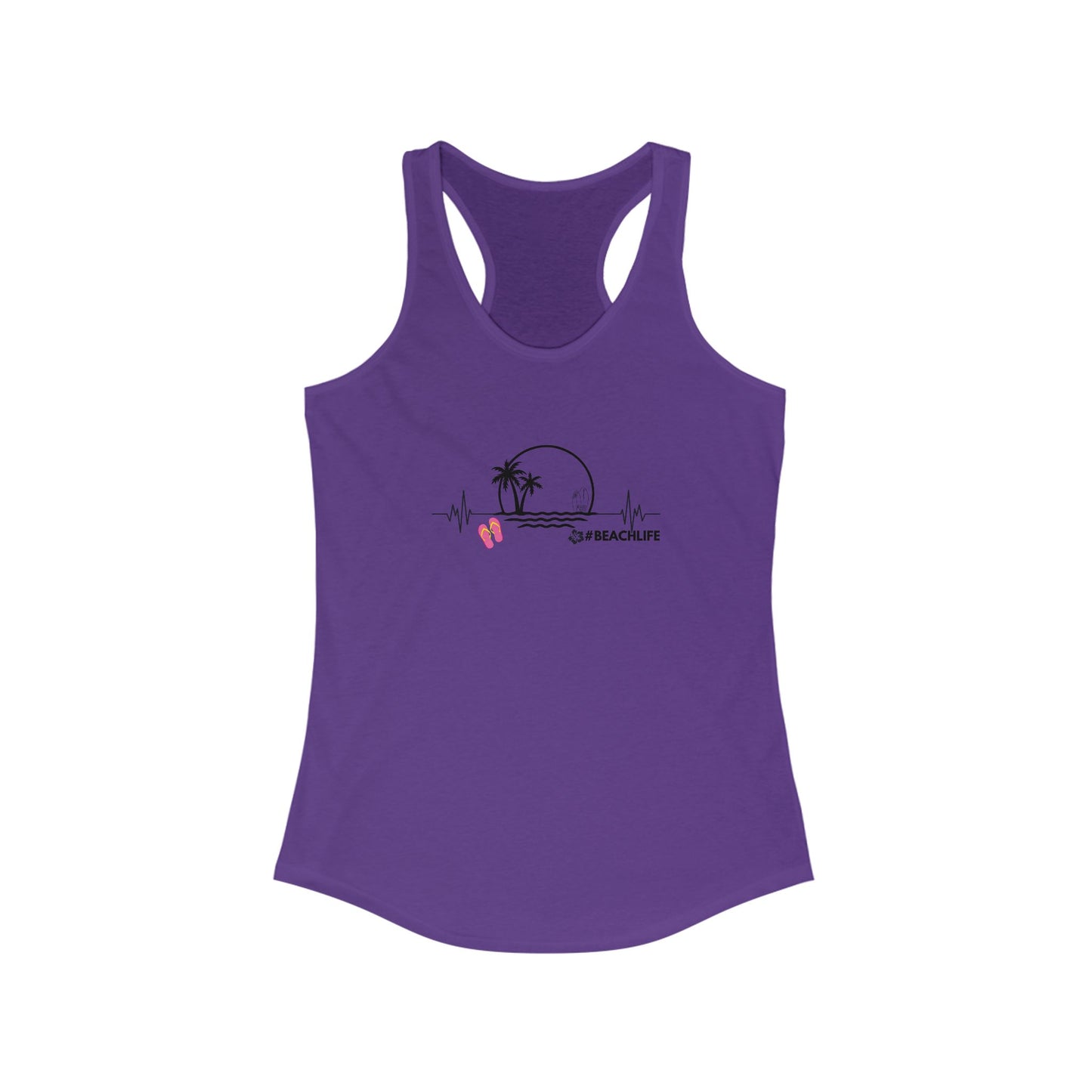 Beach Life Racerback Tank for Women - Perfect Summer Top
