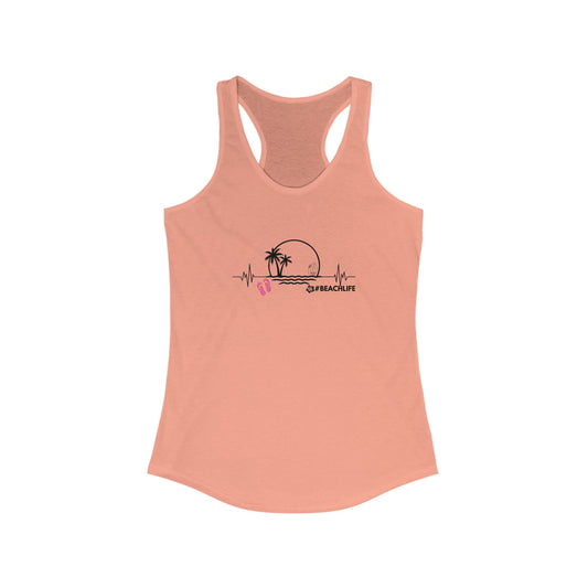 Beach Life Racerback Tank for Women - Perfect Summer Top