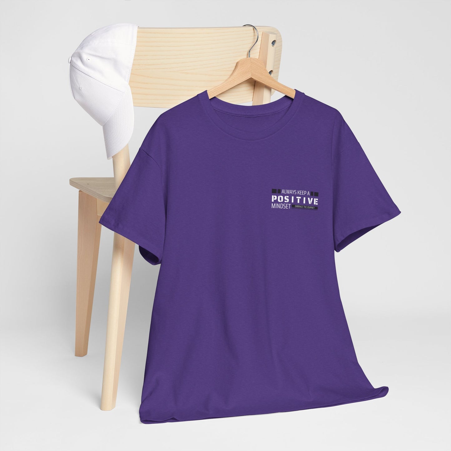 Positive Mindset Unisex Heavy Cotton Tee - Inspiring Daily Wear