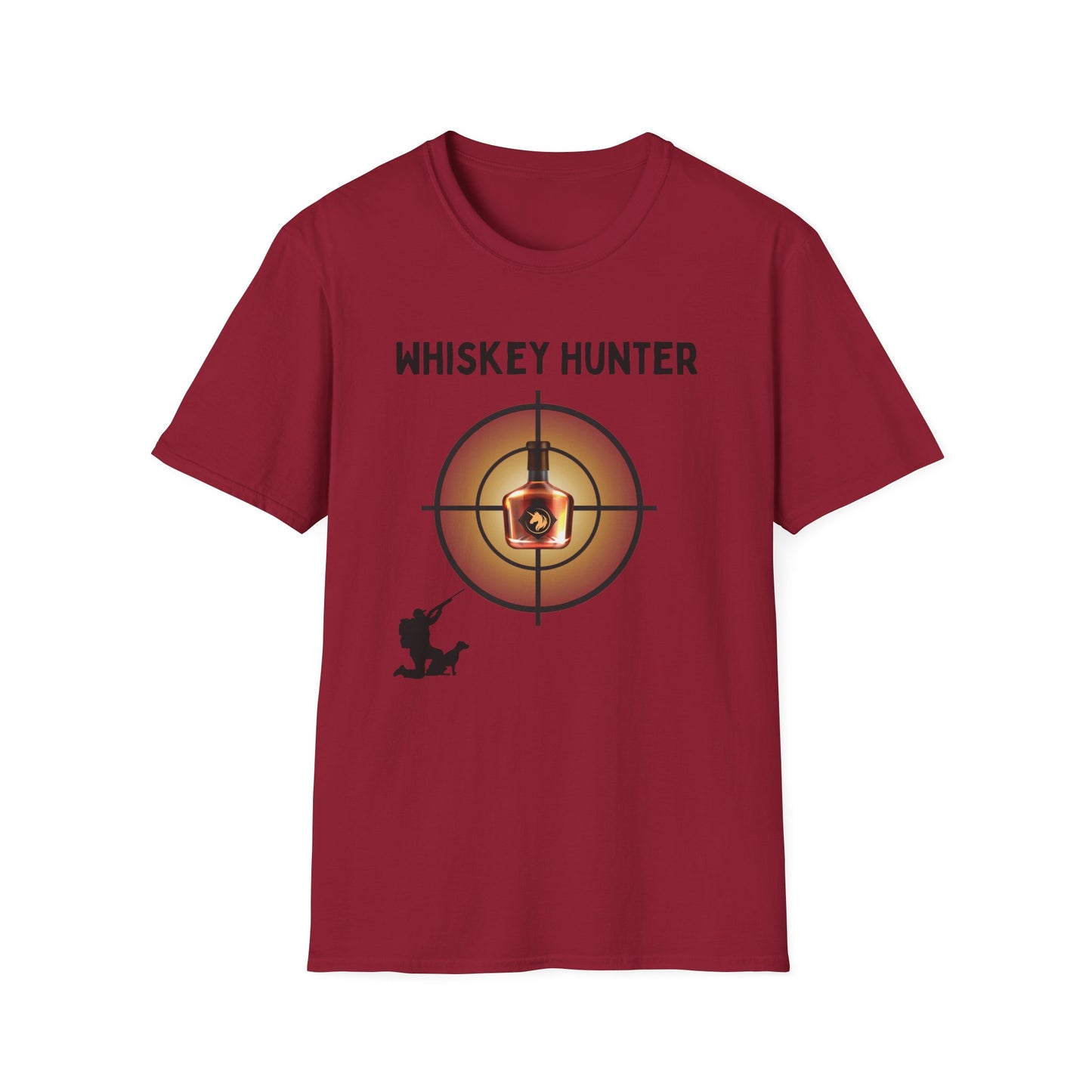 Whiskey Hunter Unisex Softstyle T-Shirt - For Hunting Enthusiasts