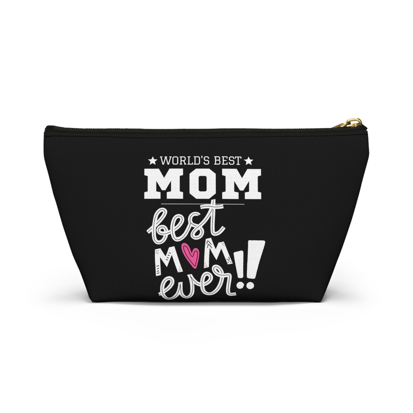 World's Best Mom Accessory Pouch - Perfect Gift for Mother's Day