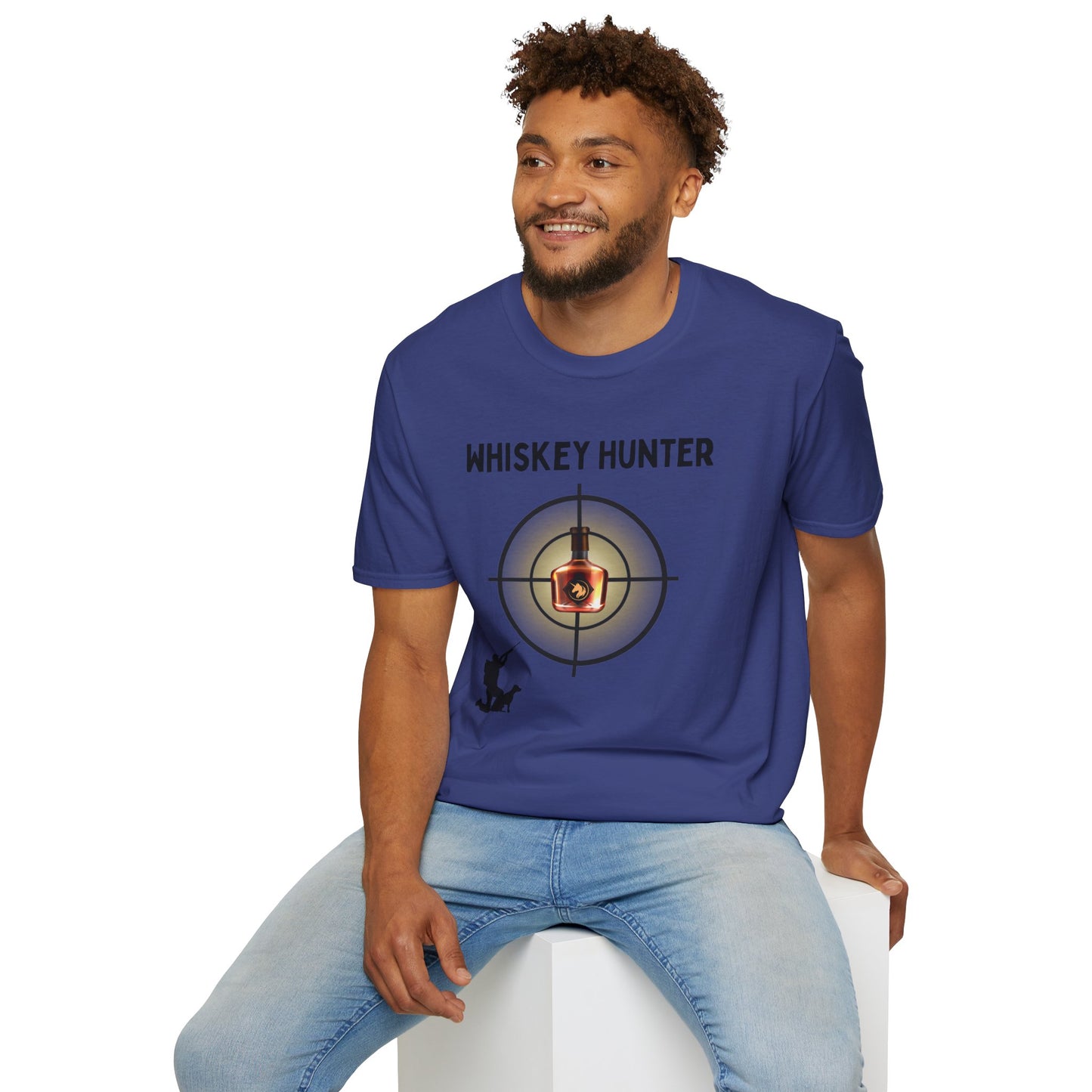 Whiskey Hunter Unisex Softstyle T-Shirt - For Hunting Enthusiasts