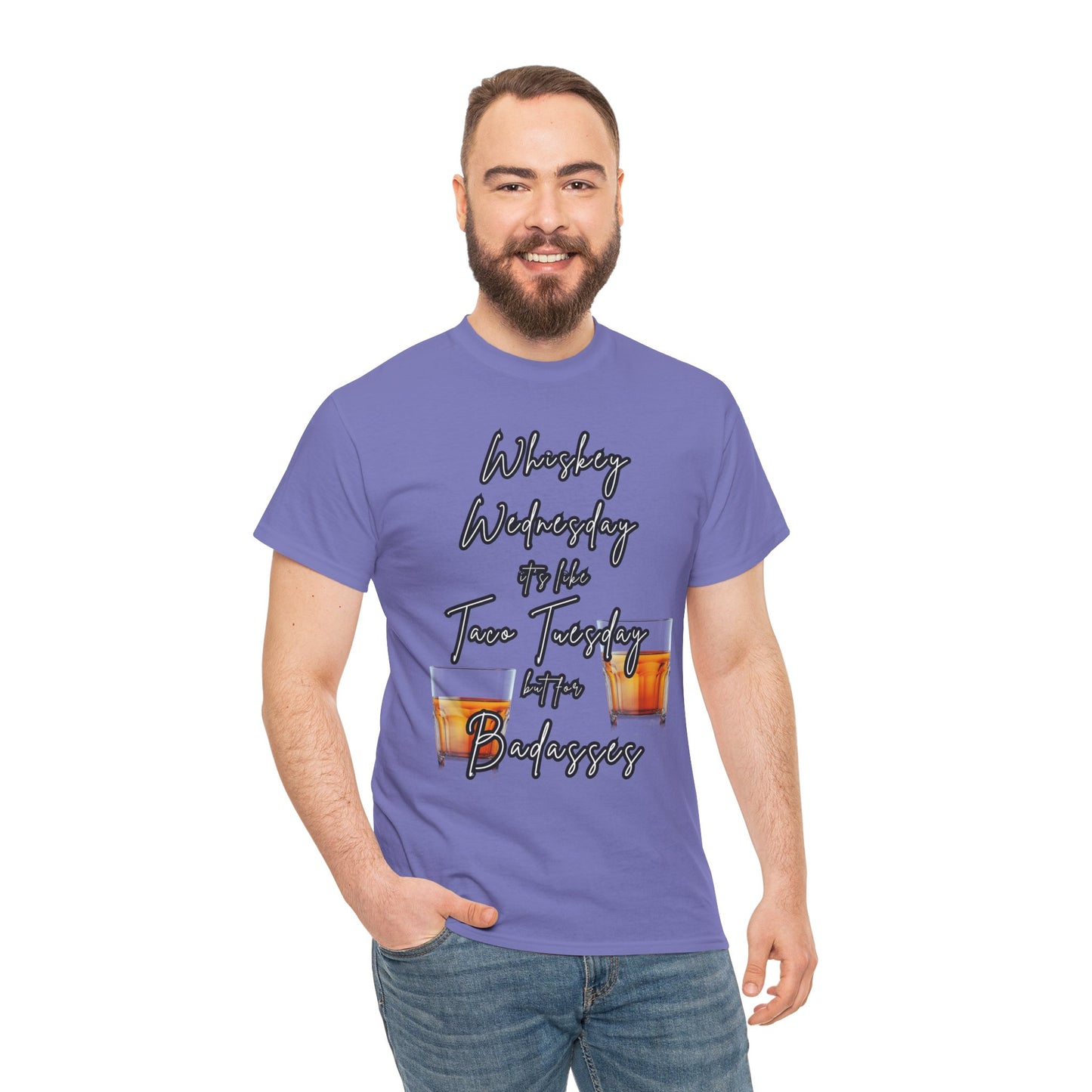Whiskey Wednesday, Unisex Heavy Cotton Tee