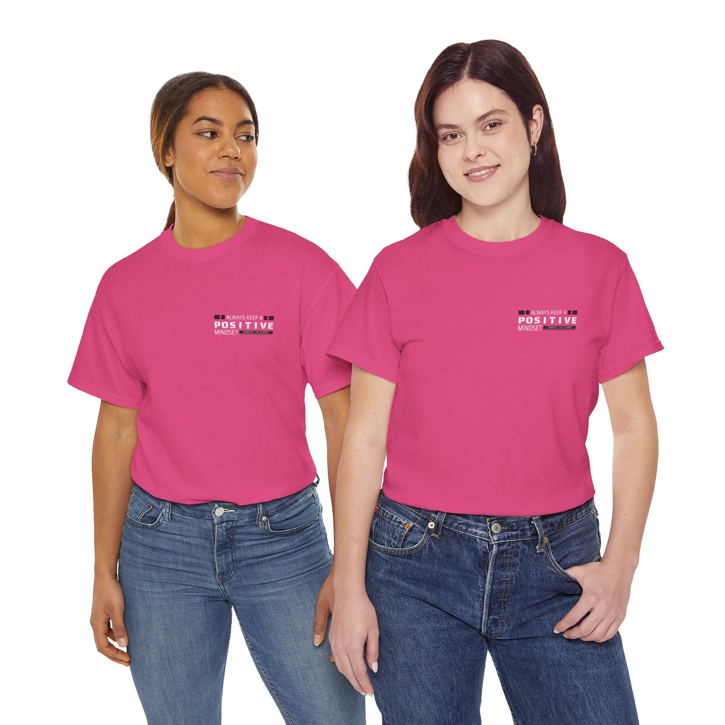 Positive Mindset Unisex Heavy Cotton Tee - Inspiring Daily Wear