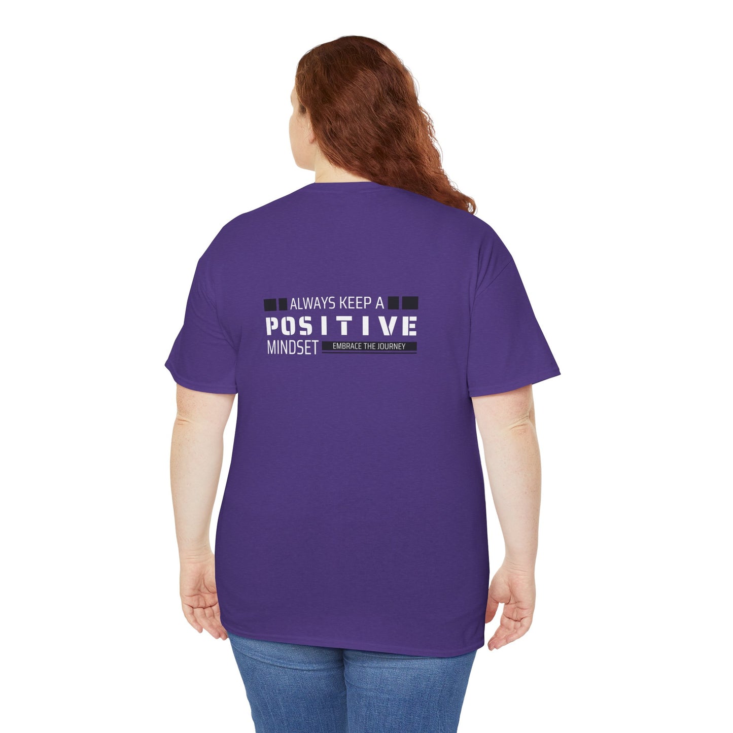 Positive Mindset Unisex Heavy Cotton Tee - Inspiring Daily Wear