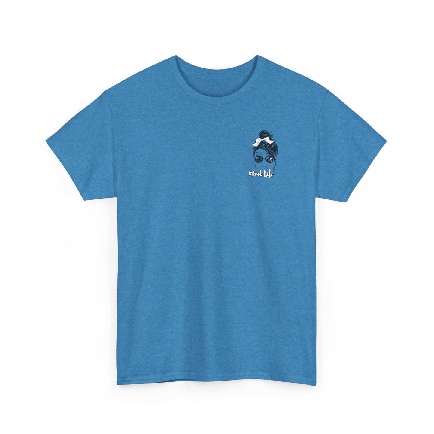 #Pool Life, Unisex Heavy Cotton Tee - Vibrant Summer Vibes