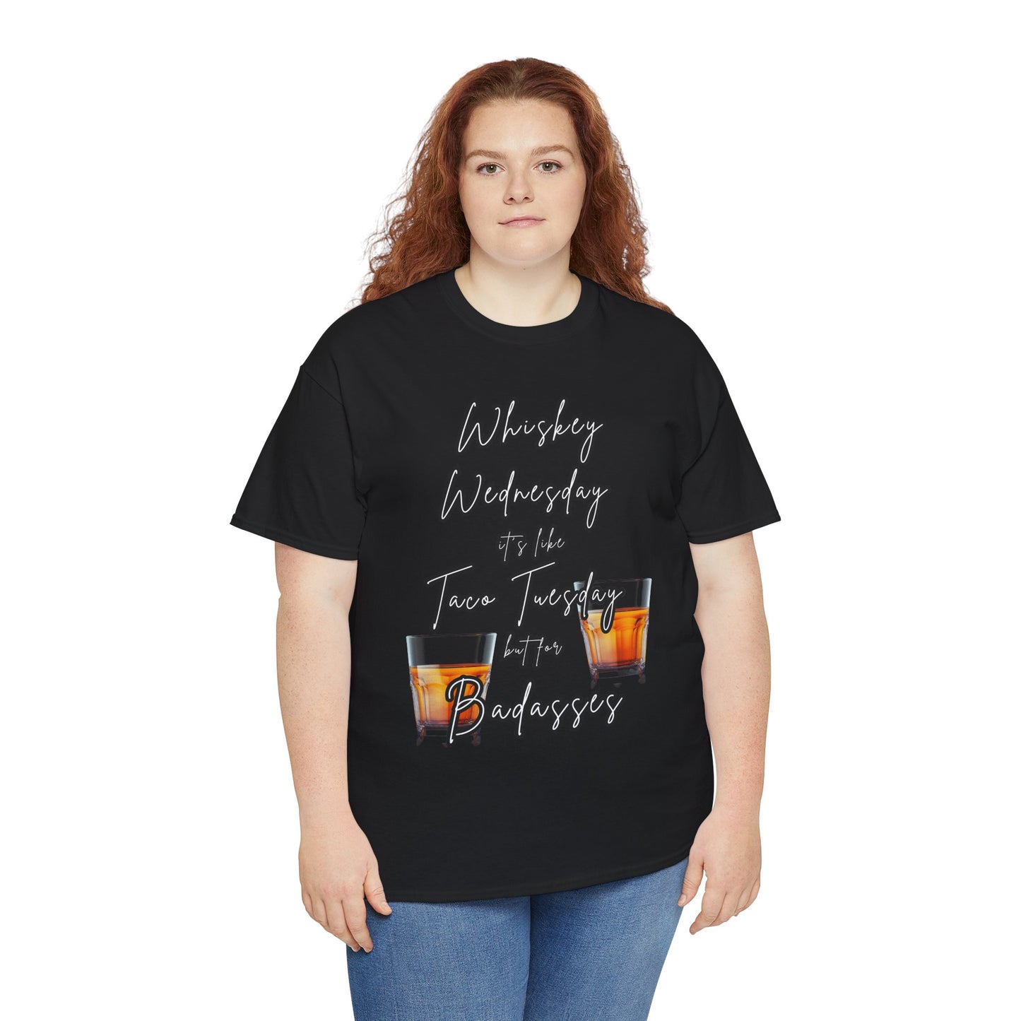 Whiskey Wednesday, Unisex Heavy Cotton Tee