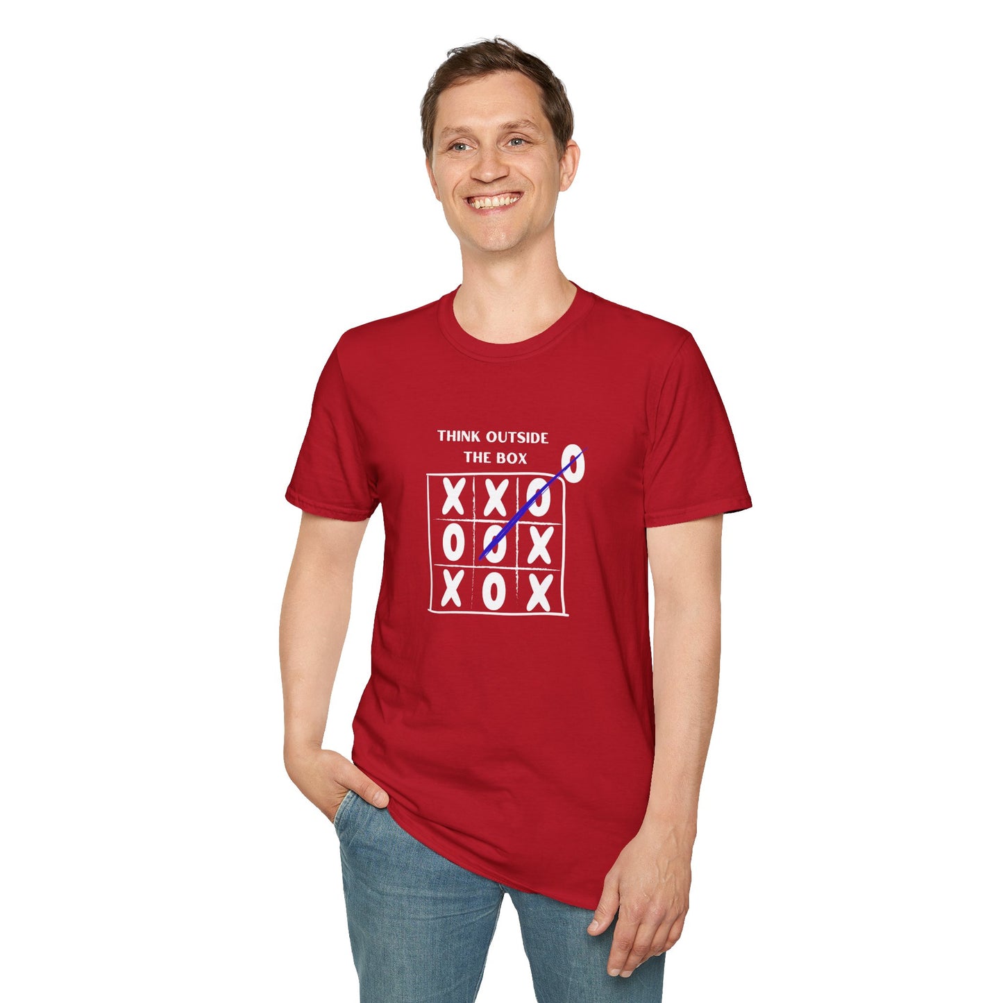 Think Outside the Box Unisex T-Shirt - Creative & Motivational Graphic Tee