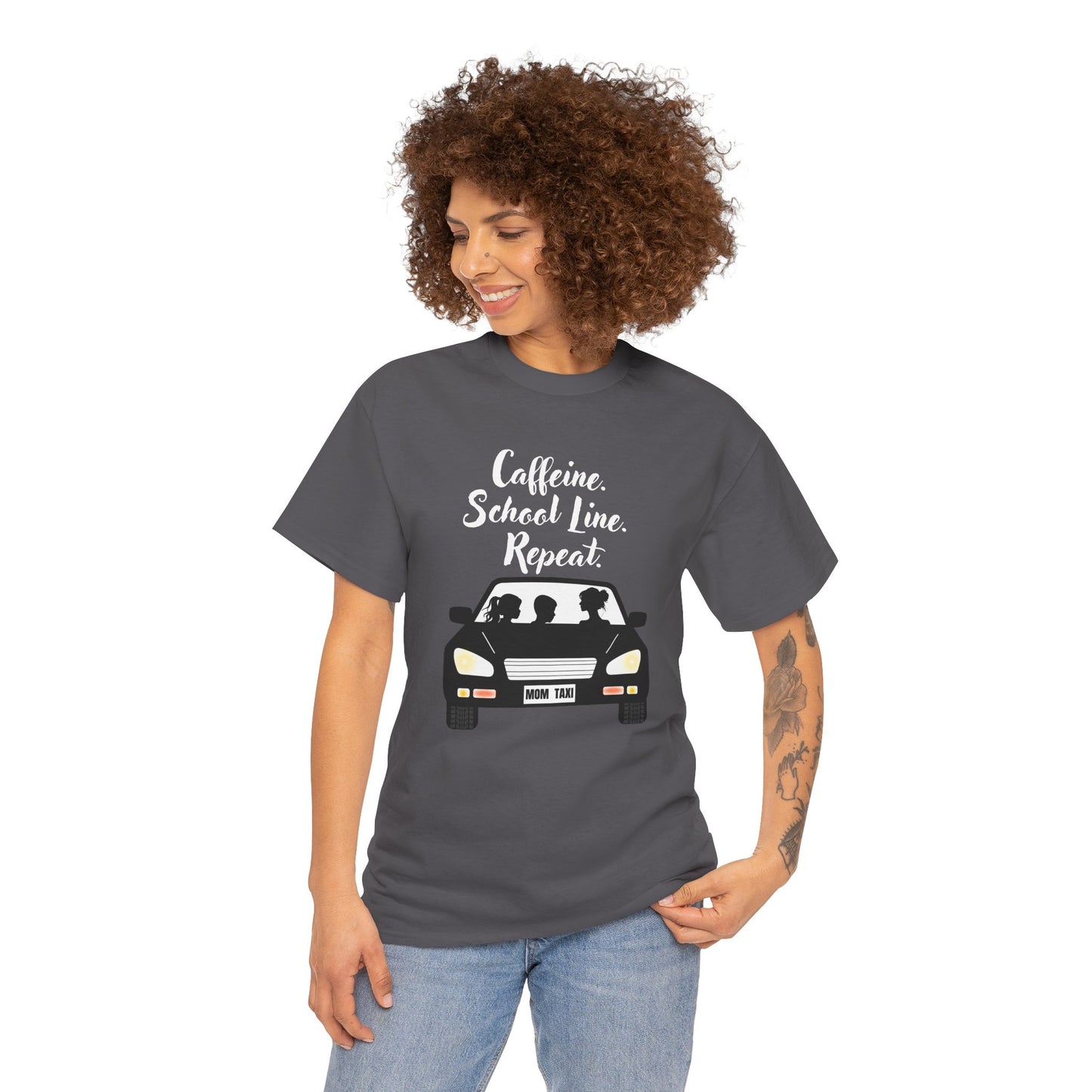 Retro Car Ride Unisex Heavy Cotton Tee - Fun Adventure Graphic Tee