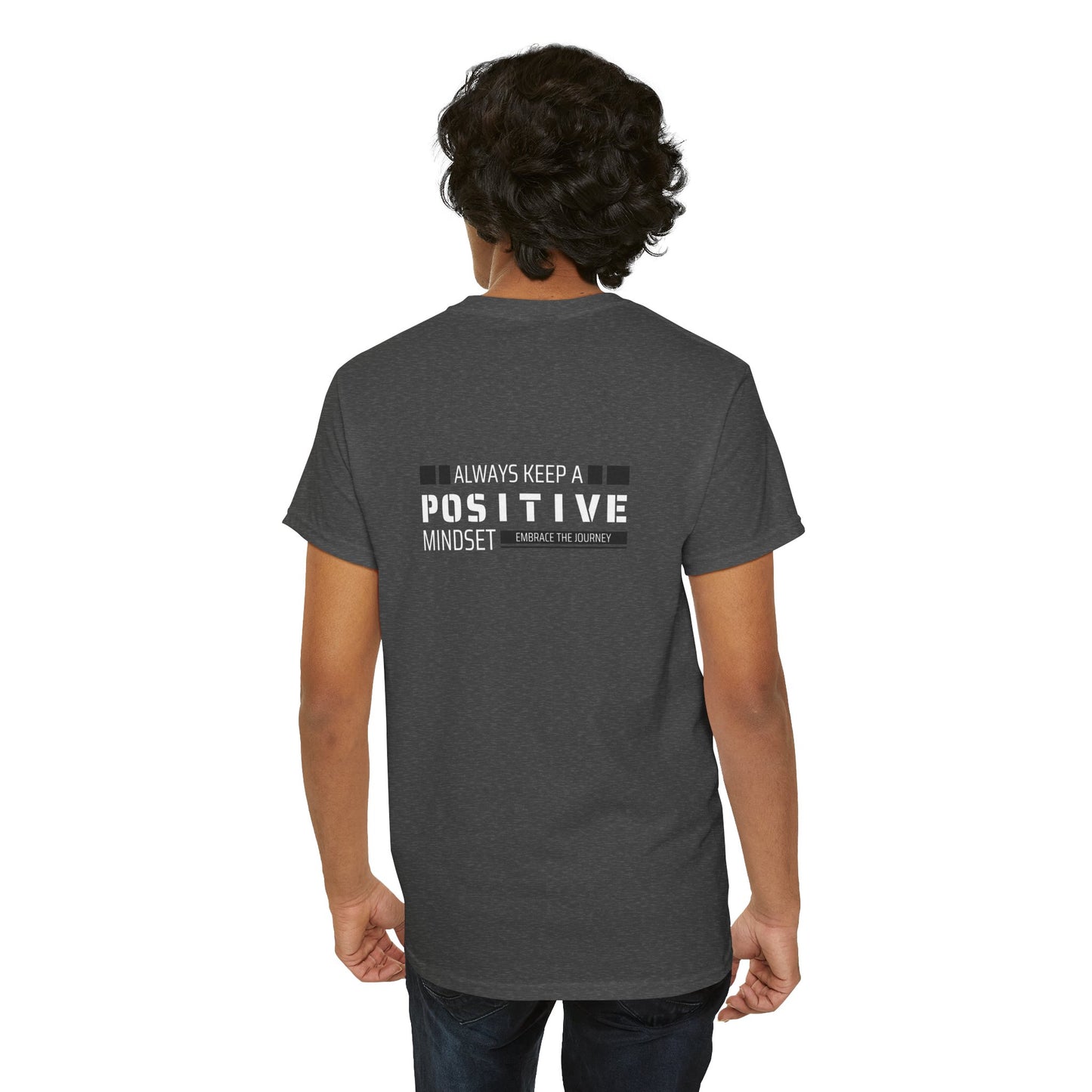 Positive Mindset Unisex Heavy Cotton Tee - Inspiring Daily Wear