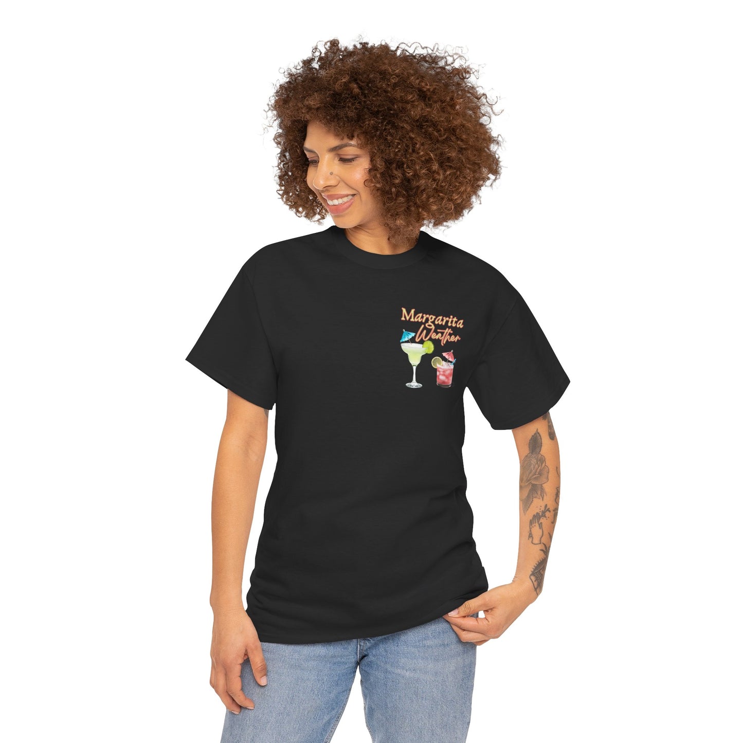 Margarita Vibe Unisex Heavy Cotton Tee, Perfect for Summer Gatherings, Beach Days, Birthday Celebrations, Drink Lovers, Casual Wear