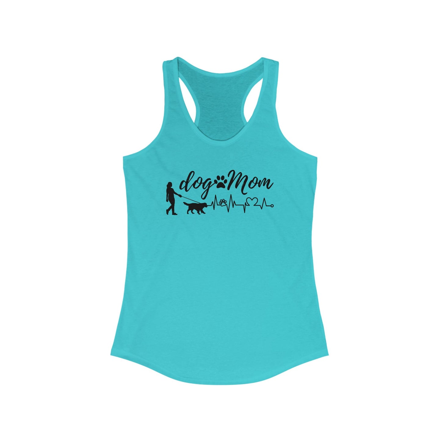 Dog Mom Racerback Tank Top - Perfect Gift for Pet Lovers