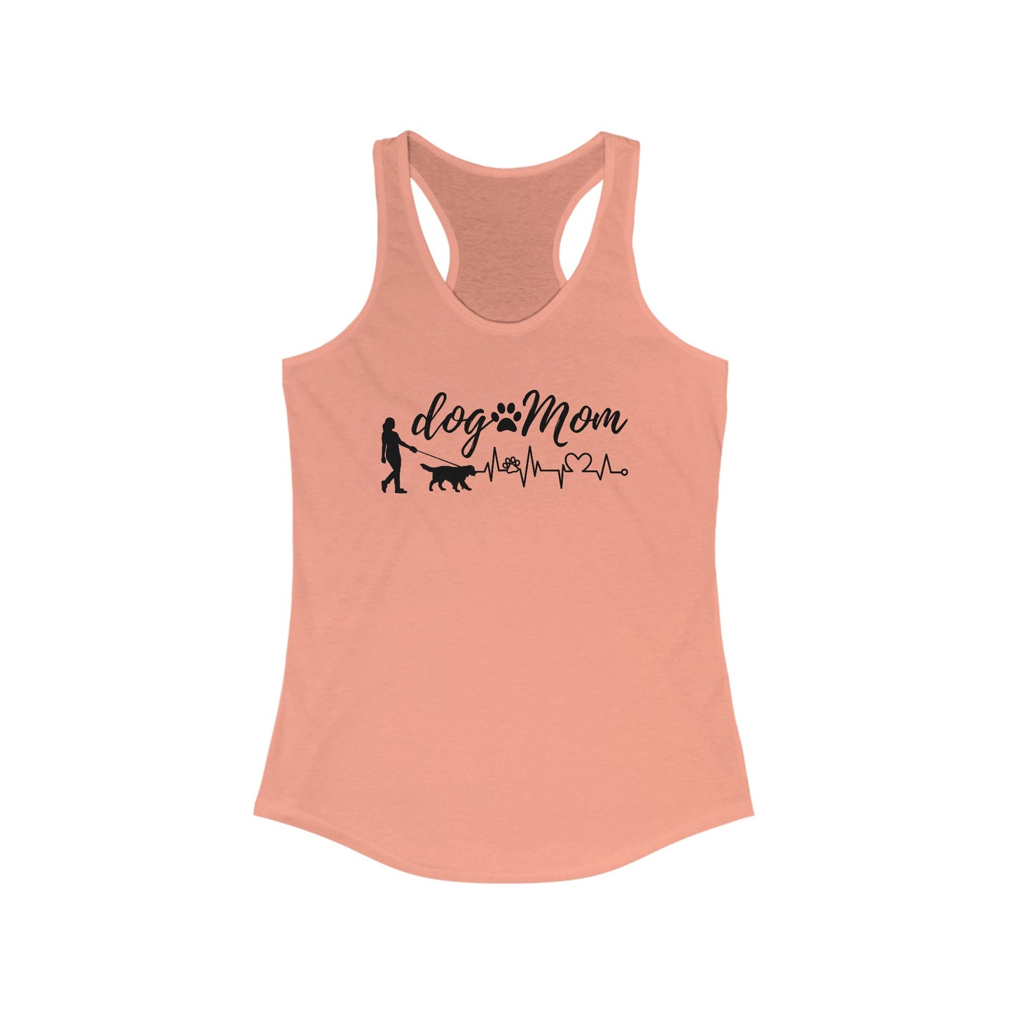 Dog Mom Racerback Tank Top - Perfect Gift for Pet Lovers