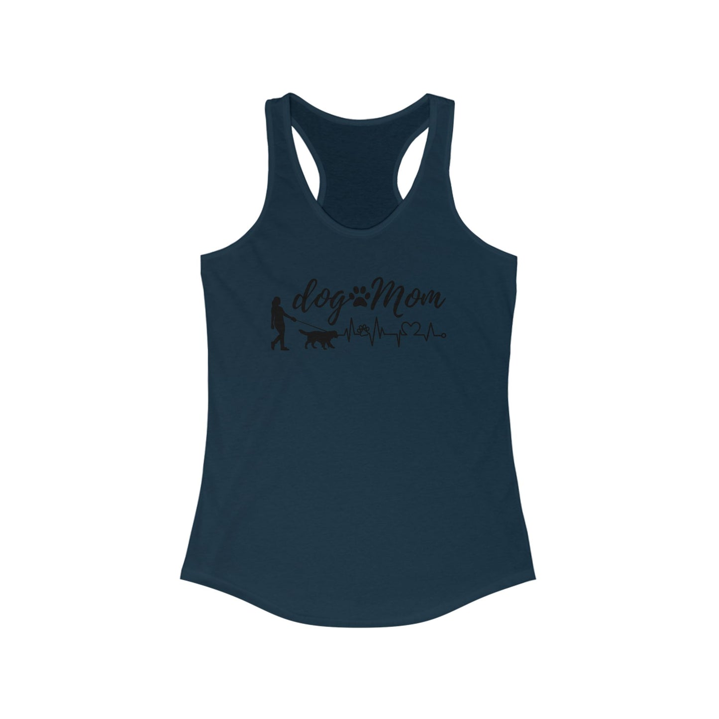 Dog Mom Racerback Tank Top - Perfect Gift for Pet Lovers