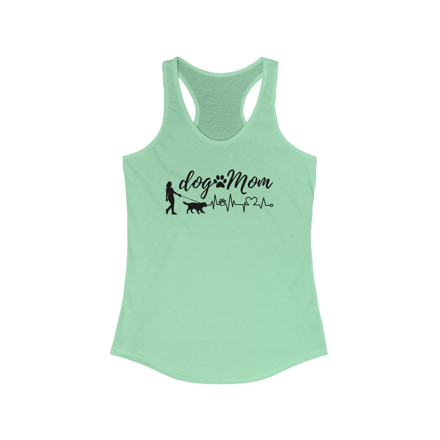 Dog Mom Racerback Tank Top - Perfect Gift for Pet Lovers