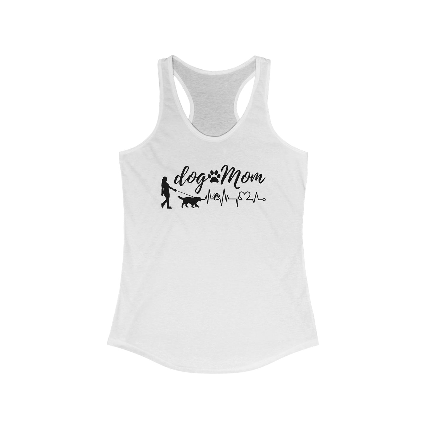 Dog Mom Racerback Tank Top - Perfect Gift for Pet Lovers