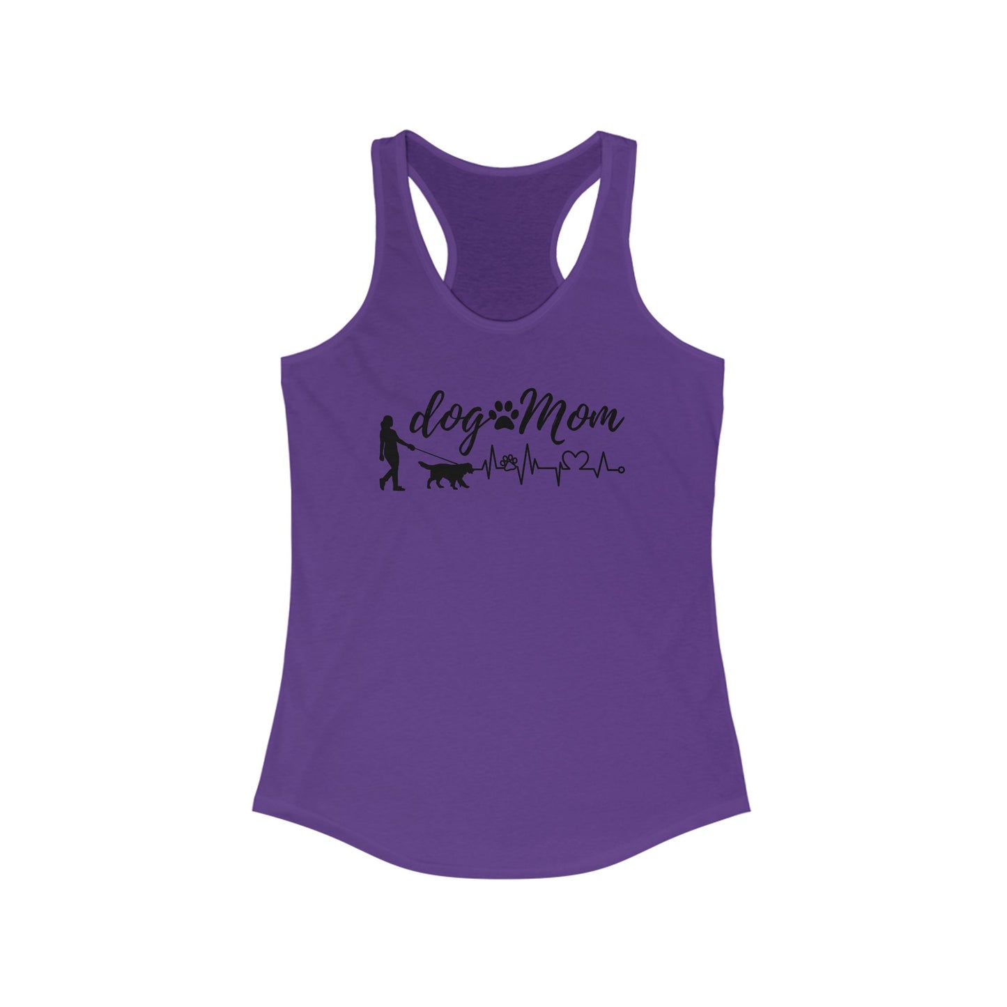 Dog Mom Racerback Tank Top - Perfect Gift for Pet Lovers