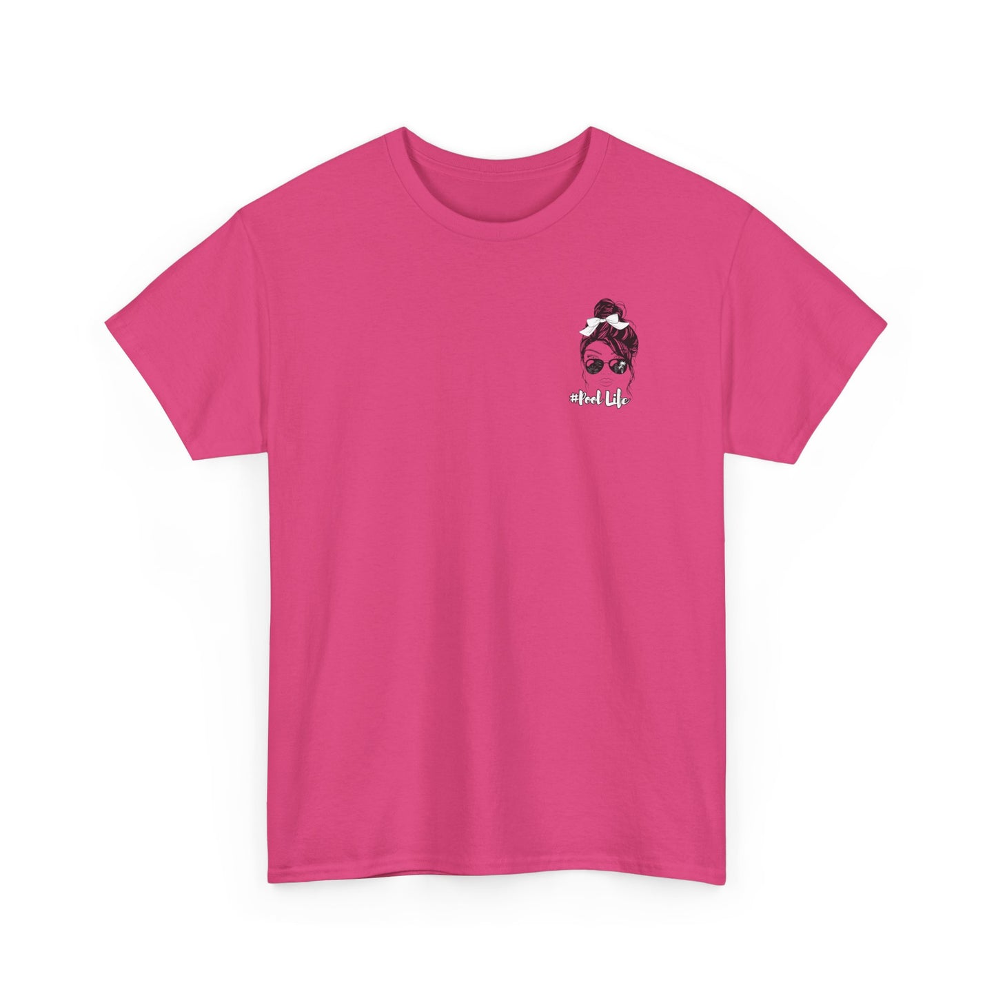 #Pool Life, Unisex Heavy Cotton Tee - Vibrant Summer Vibes