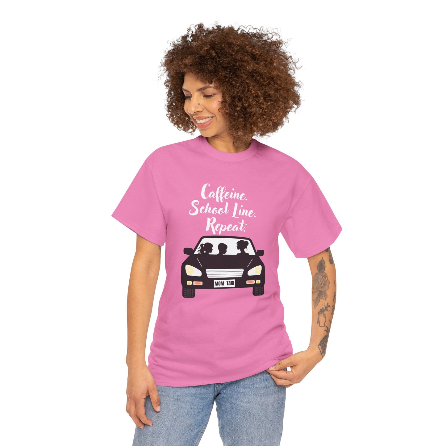 Retro Car Ride Unisex Heavy Cotton Tee - Fun Adventure Graphic Tee