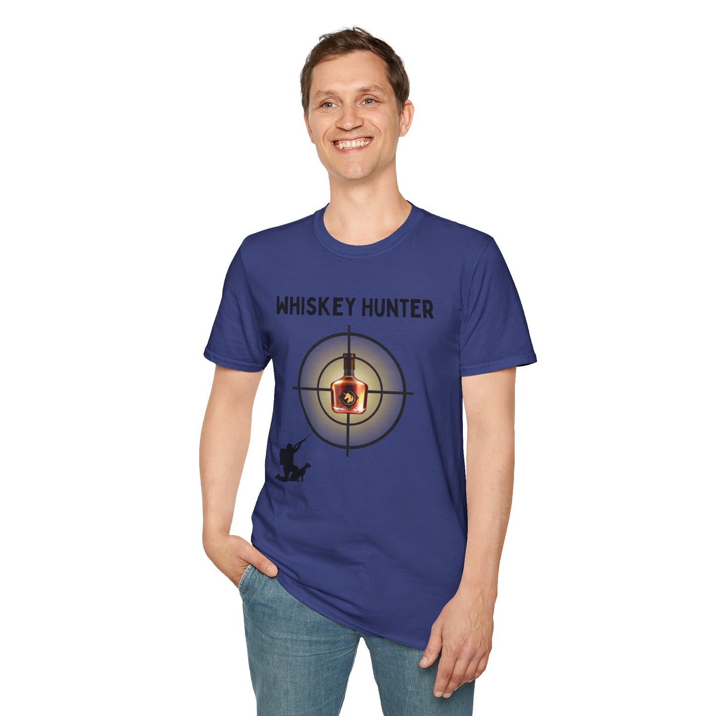 Whiskey Hunter Unisex Softstyle T-Shirt - For Hunting Enthusiasts