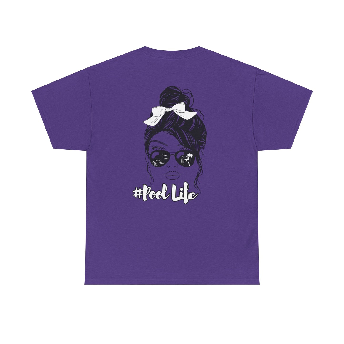 #Pool Life, Unisex Heavy Cotton Tee - Vibrant Summer Vibes