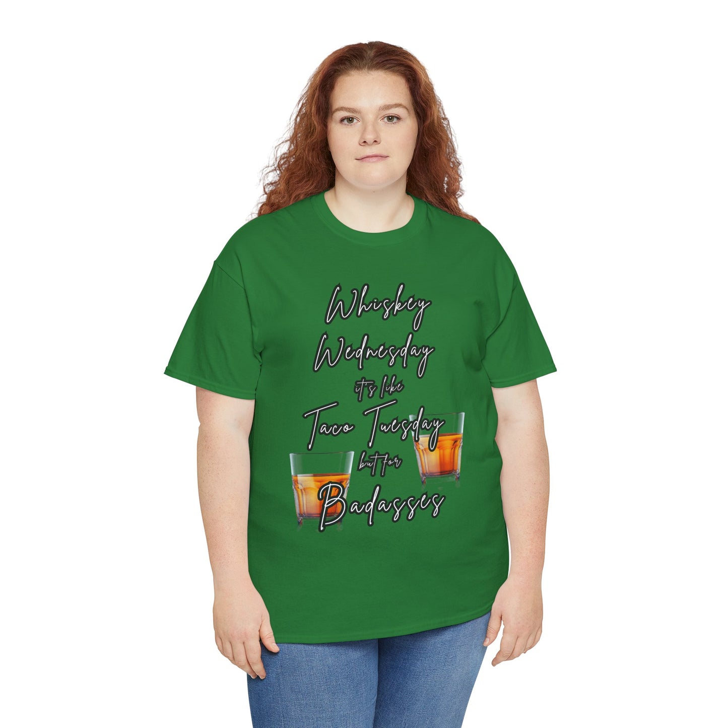 Whiskey Wednesday, Unisex Heavy Cotton Tee