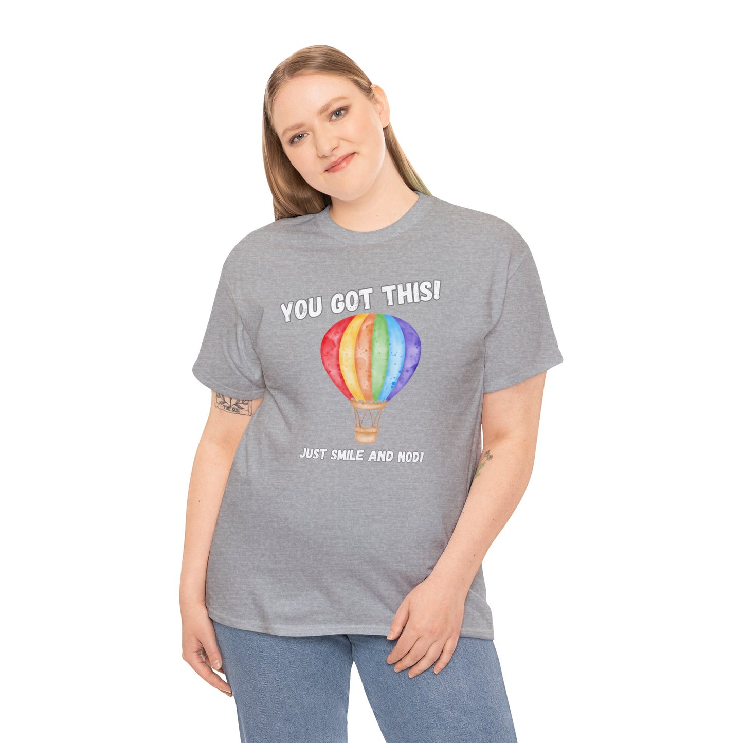 Inspirational Hot Air Balloon Tee - "You Got This!"