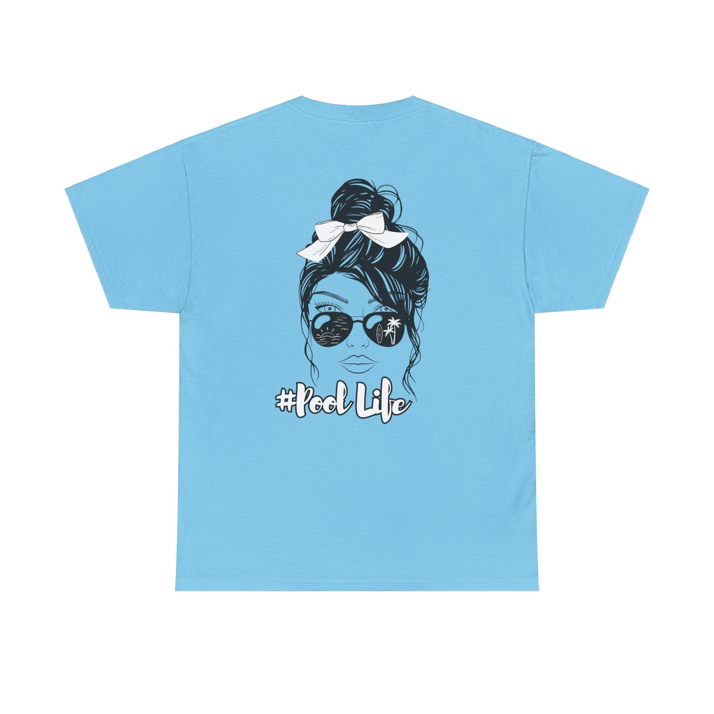 #Pool Life, Unisex Heavy Cotton Tee - Vibrant Summer Vibes