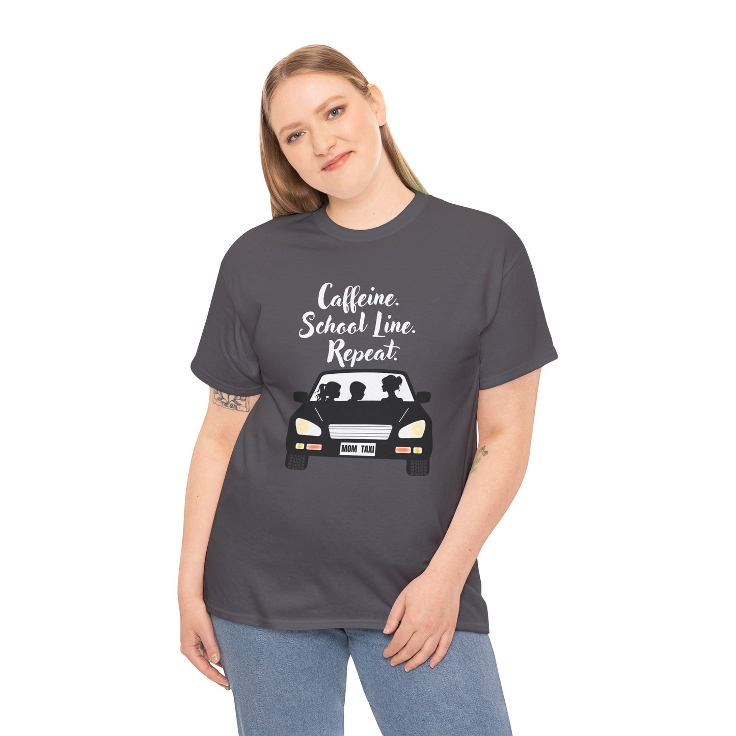 Retro Car Ride Unisex Heavy Cotton Tee - Fun Adventure Graphic Tee