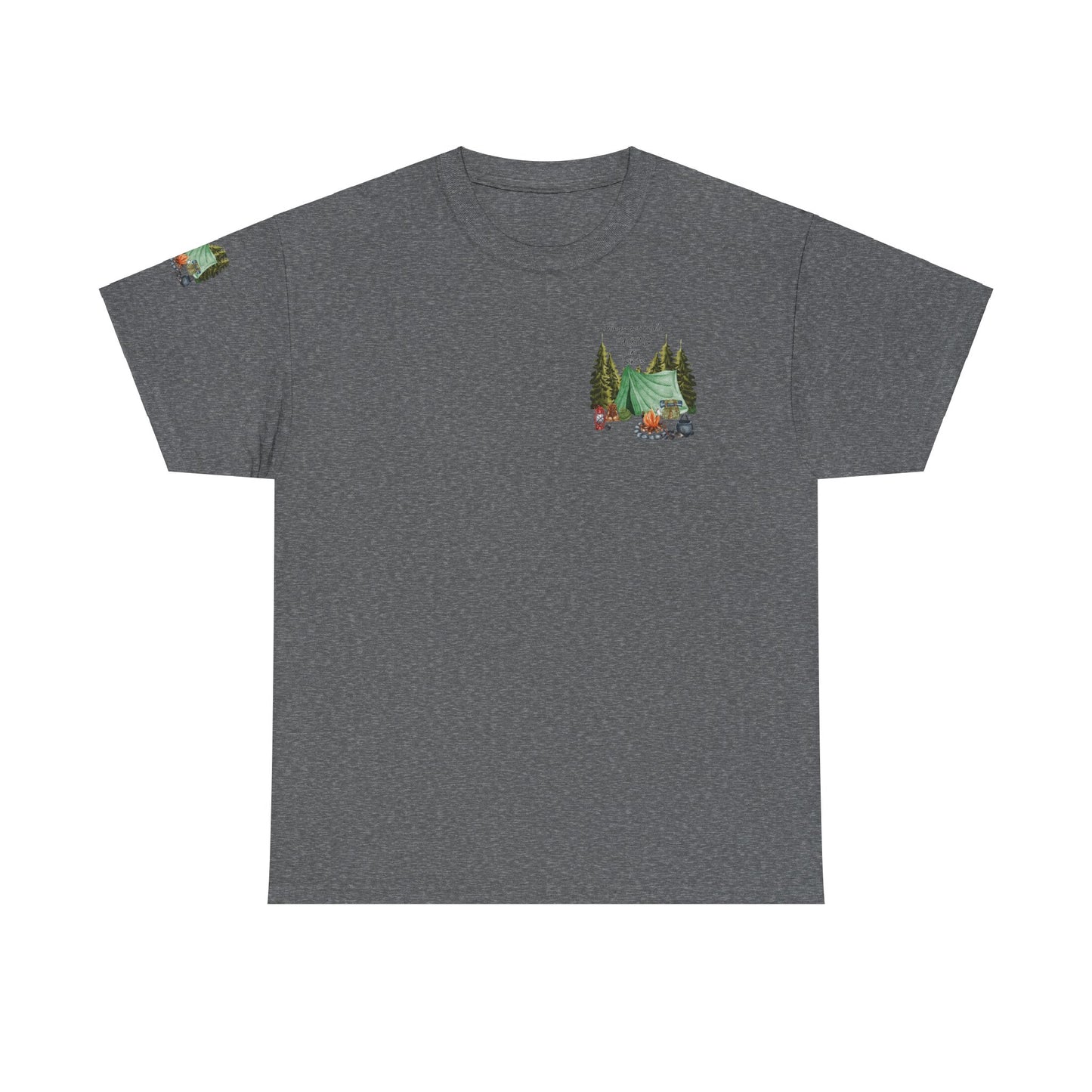 Fucking In Tents - Outdoor Adventure Camping Tee - Unisex Heavy Cotton Shirt with Nature Design