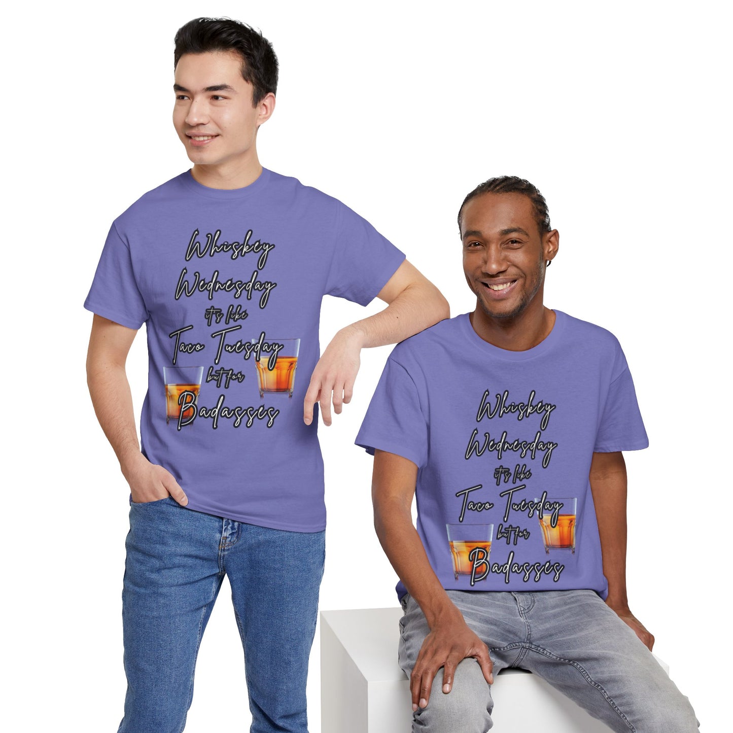 Whiskey Wednesday, Unisex Heavy Cotton Tee