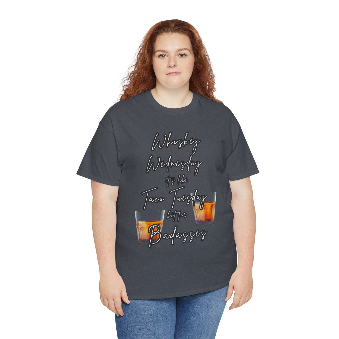 Whiskey Wednesday, Unisex Heavy Cotton Tee