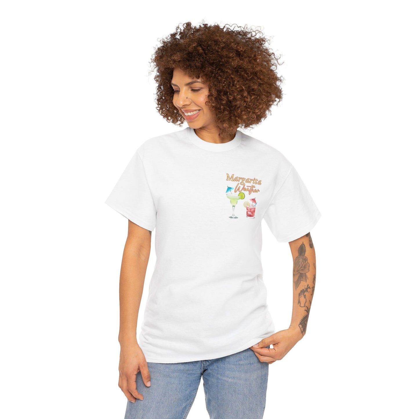 Margarita Vibe Unisex Heavy Cotton Tee, Perfect for Summer Gatherings, Beach Days, Birthday Celebrations, Drink Lovers, Casual Wear