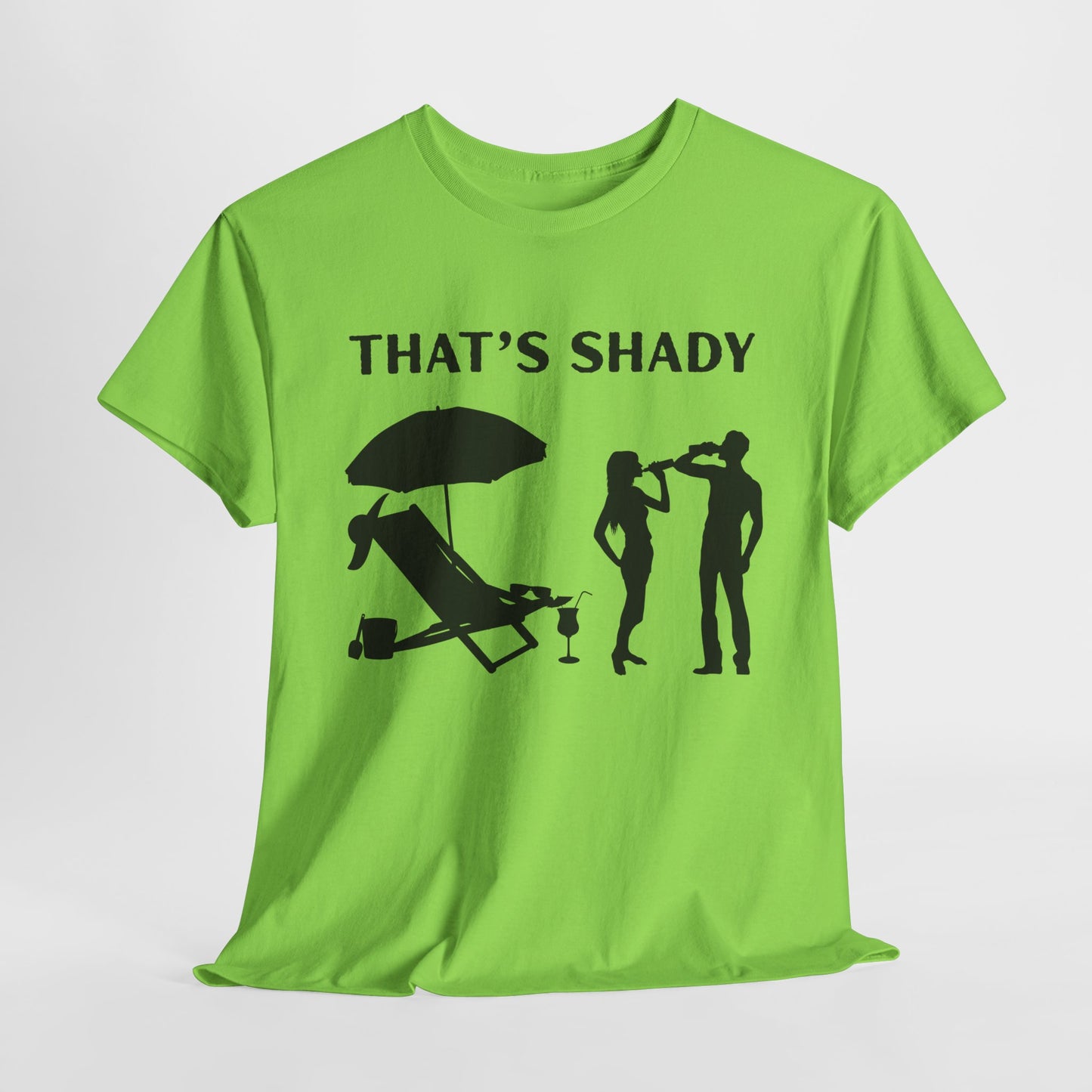Funny Summer Tee, That's Shady Quote T-Shirt, Beach Dad Gift, Pool Party Outfits, Vacation Humor Tee, Unisex Cotton Shirt