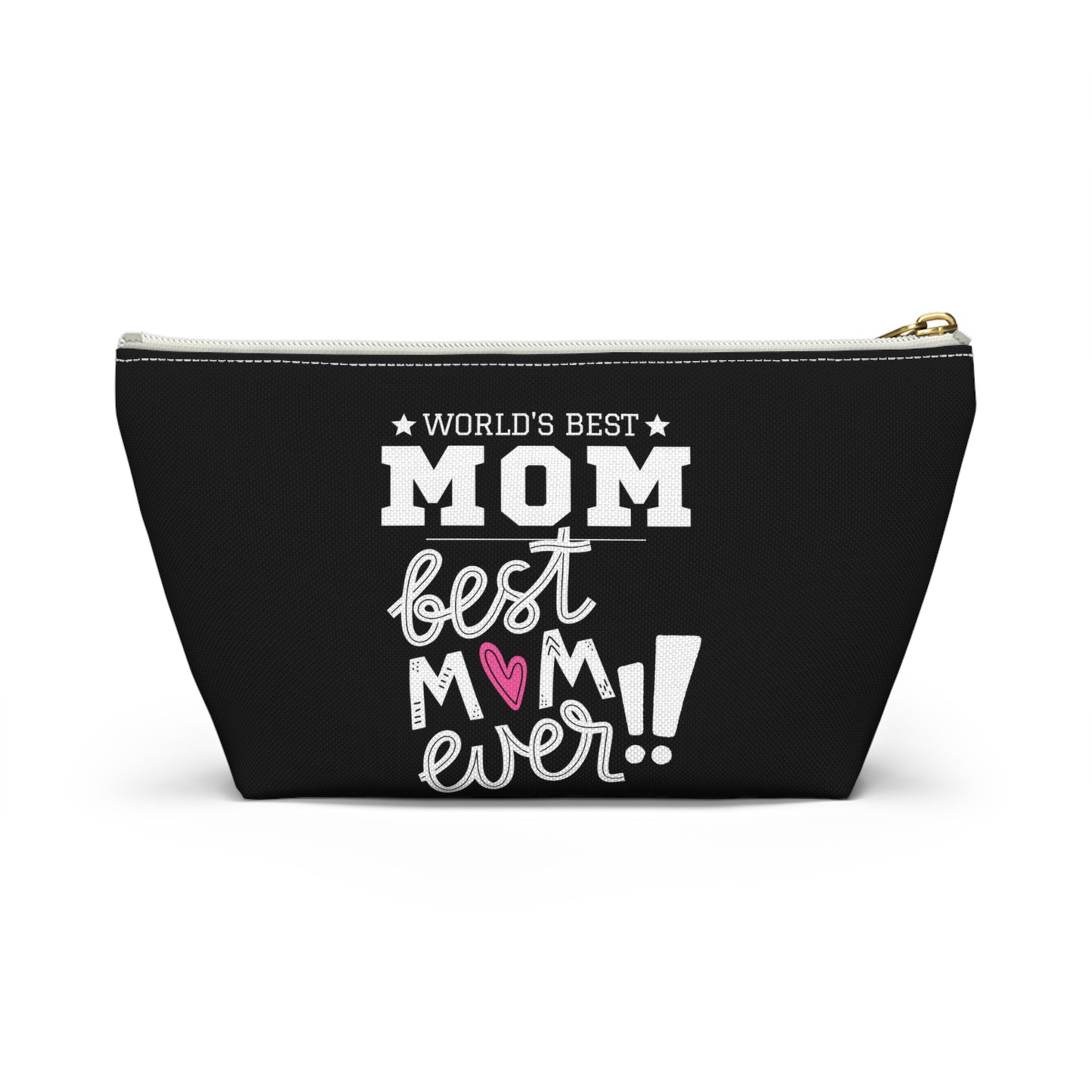 World's Best Mom Accessory Pouch - Perfect Gift for Mother's Day