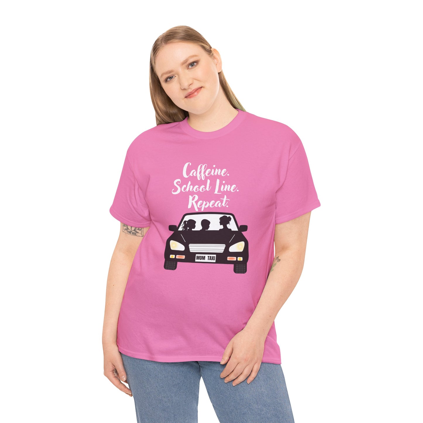 Retro Car Ride Unisex Heavy Cotton Tee - Fun Adventure Graphic Tee