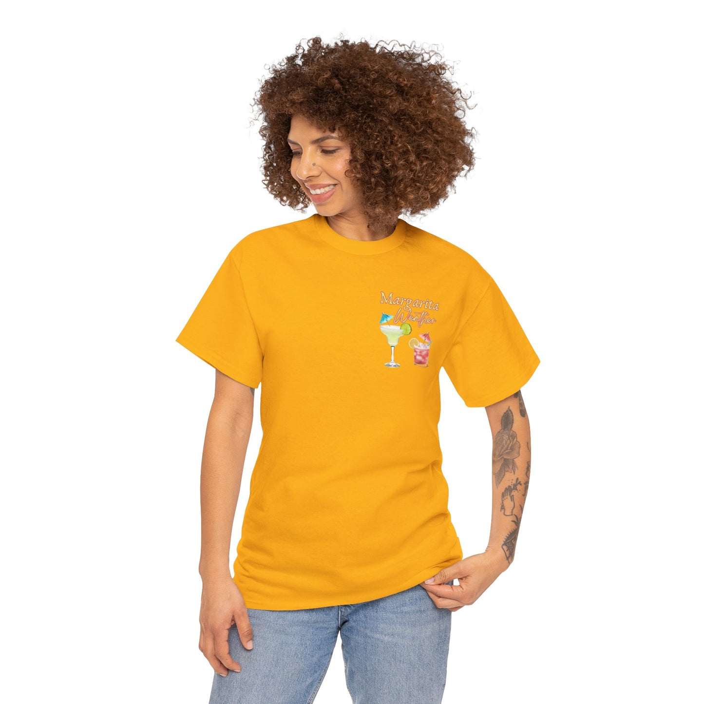Margarita Vibe Unisex Heavy Cotton Tee, Perfect for Summer Gatherings, Beach Days, Birthday Celebrations, Drink Lovers, Casual Wear