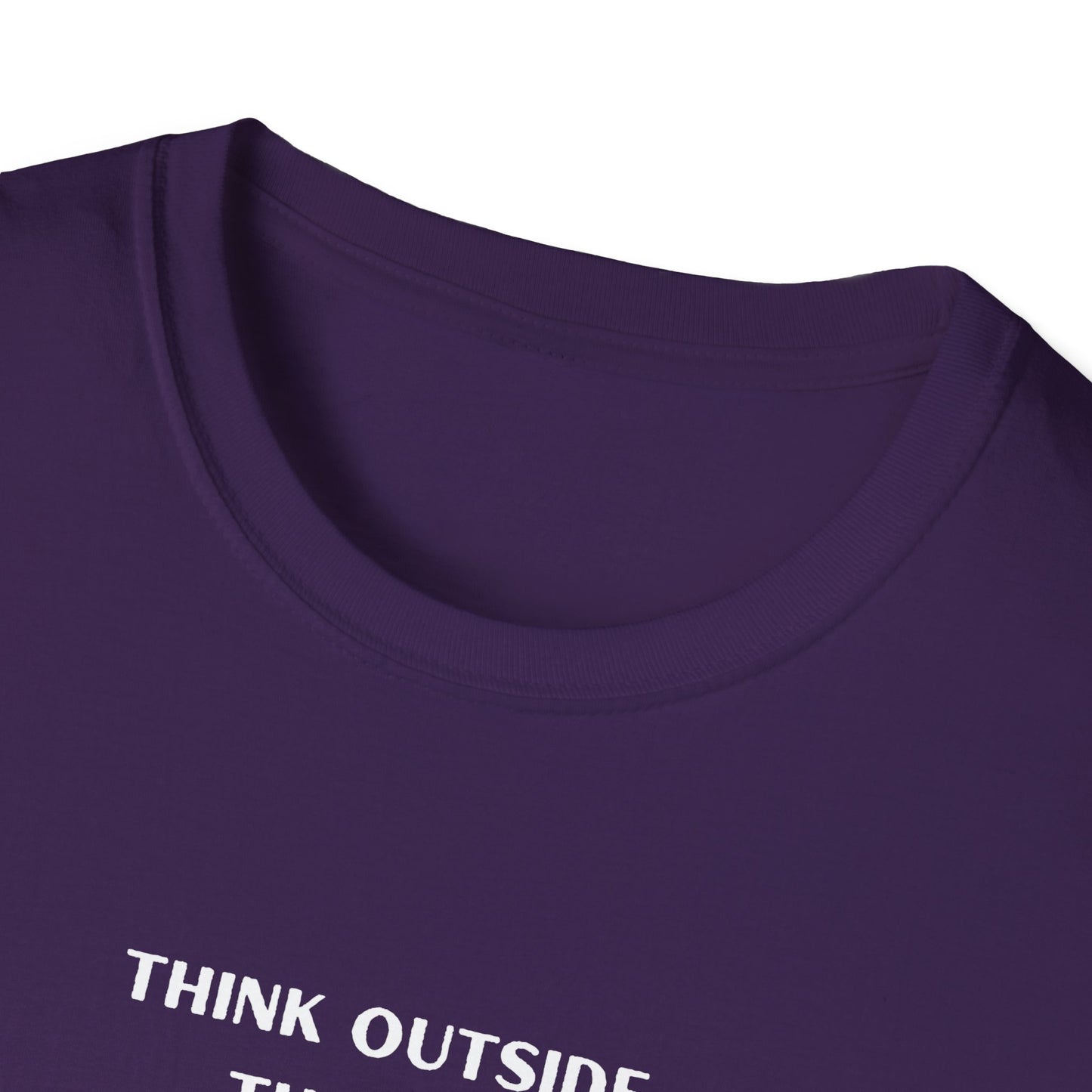 Think Outside the Box Unisex T-Shirt - Creative & Motivational Graphic Tee