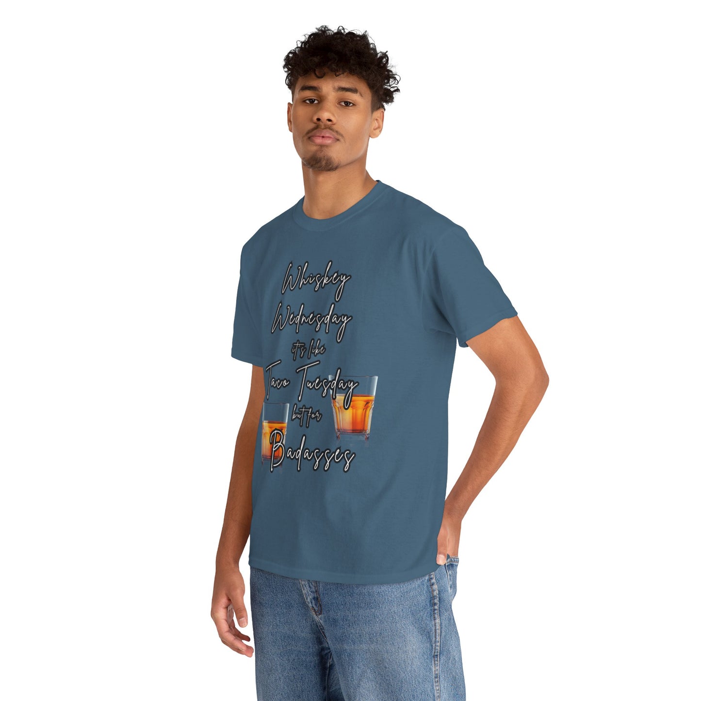 Whiskey Wednesday, Unisex Heavy Cotton Tee