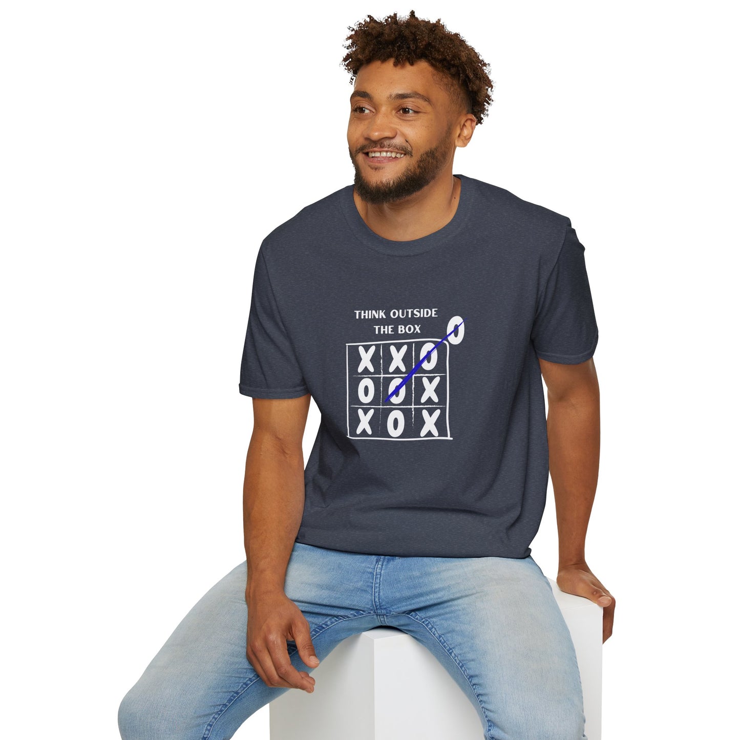 Think Outside the Box Unisex T-Shirt - Creative & Motivational Graphic Tee