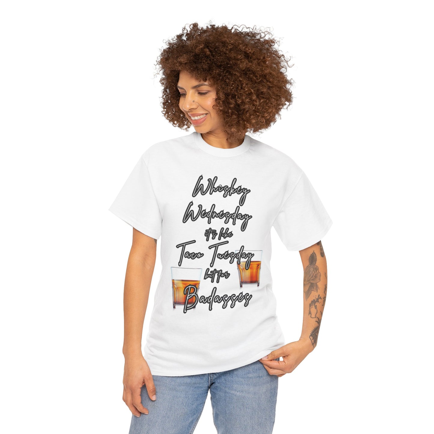 Whiskey Wednesday, Unisex Heavy Cotton Tee