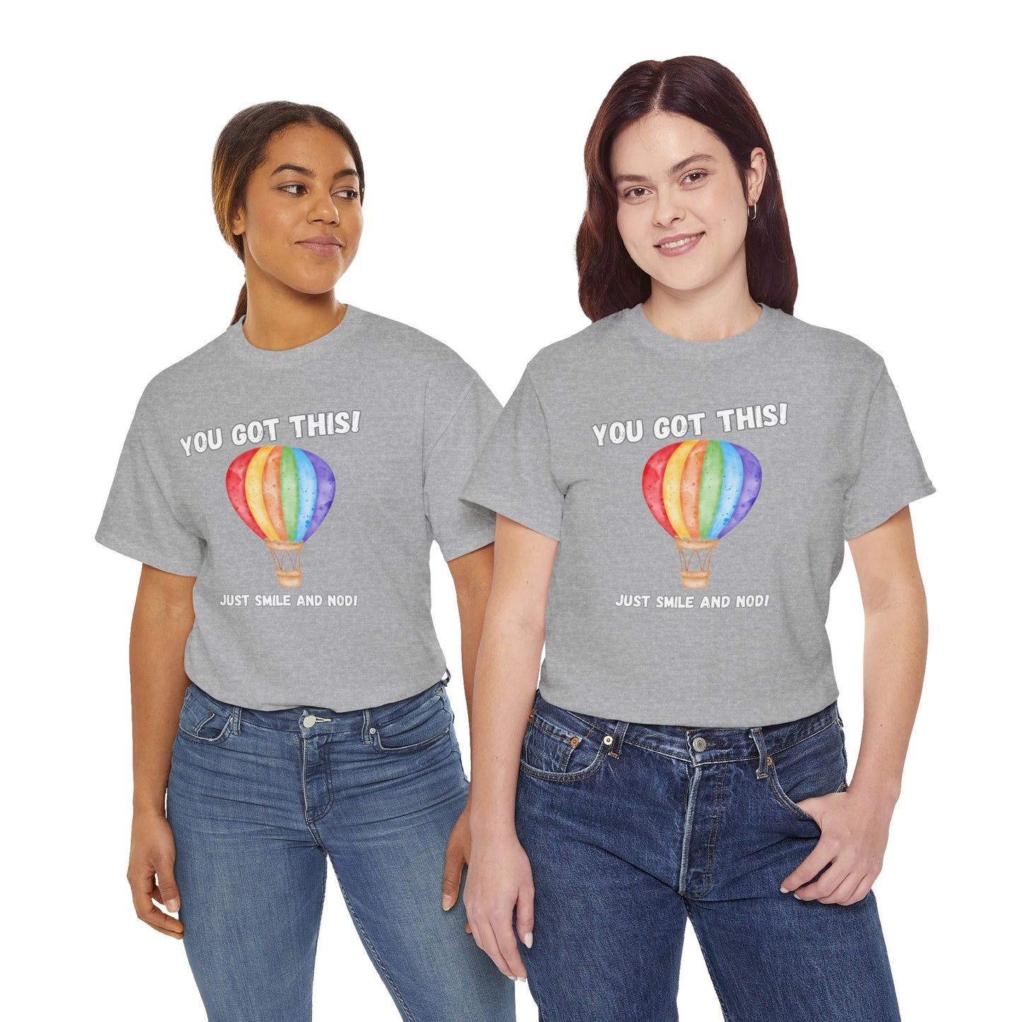Inspirational Hot Air Balloon Tee - "You Got This!"