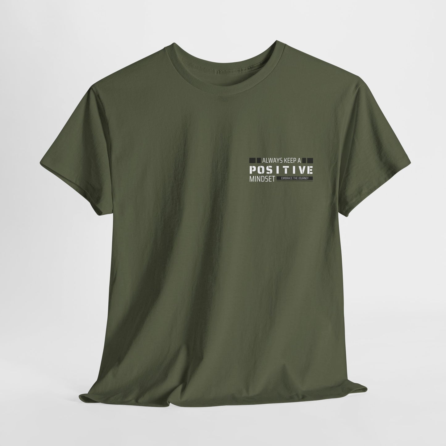 Positive Mindset Unisex Heavy Cotton Tee - Inspiring Daily Wear